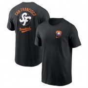 Cheap Men's San Francisco Giants Black 2025 City Connect T-Shirt