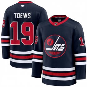 Men\'s Winnipeg Jets #19 Jonathan Toews Navy 2024-25 Alternate Stitched Hockey Jersey