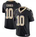 Men's New Orleans Saints #10 Brandin Cooks Black 2025 Vapor Limited Football Stitched Jersey Cheap