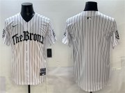 Men's New York Yankees Blank White Pinstripe 'Gothic Legacy Edition' Vapor Premier Limited Stitched Baseball Jersey Cheap Wholesale