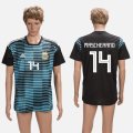 Wholesale Cheap Argentina #14 Mascherano Black Training Soccer Country Jersey