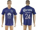Wholesale Cheap America #24 O.Peralta Blue Soccer Club Jersey