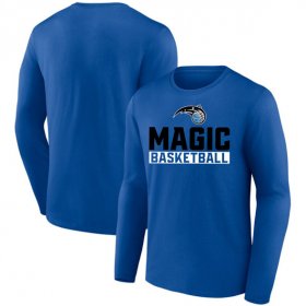 Men\'s Orlando Magic Royal Let\'s Go Long Sleeve T-Shirt