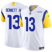 Men's Los Angeles Rams #13 Stetson Bennett IV White 2024 F.U.S.E. Vapor Untouchable Football Stitched Jersey Cheap Wholesale