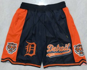 Men\'s Detroit Tigers Navy Blue Just Don Shorts Shorts