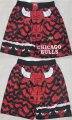 Men's Chicago Bulls Black Red Shorts (Run Small) Cheap Wholesale