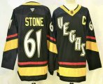 Cheap Men's Vegas Golden Knights #61 Mark Stone Black Reverse Retro Authentic Jersey