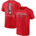 Men's Florida Panthers Red 2025 Stanley Cup Champions Signature Roster T-Shirt