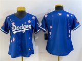 Youth Los Angeles Dodgers Blank Royal 2025 Tokyo Series Limited Stitched Baseball Jersey Cheap
