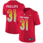 Wholesale Cheap Nike Chargers #31 Adrian Phillips Red Men's Stitched NFL Limited AFC 2019 Pro Bowl Jersey