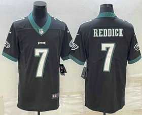 Men\'s Philadelphia Eagles #7 Haason Reddick Black Vapor Untouchable Limited Stitched Jersey