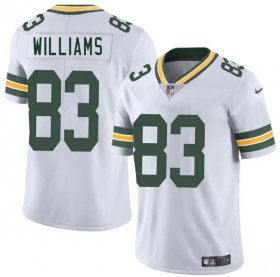 Cheap Men\'s Green Bay Packers #83 Savion Williams White 2025 Draft Vapor Untouchable Limited Football Stitched Jersey