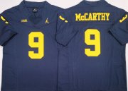 Cheap Men's Michigan Wolverines #9 J.J. McCarthy Navy 2024 F.U.S.E. Stitched Jersey