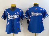 Youth Los Angeles Dodgers Team Big Logo Royal 2025 Tokyo Series Limited Stitched Baseball Jersey Cheap