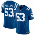 Men's Indianapolis Colts #53 Jacob Phillips Blue 2025 F.U.S.E. Vapor Limited Football Stitched Jersey Cheap