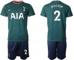 Wholesale Cheap Men 2020-2021 club Tottenham Hotspur away 2 green Soccer Jerseys
