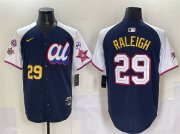 Men's American League #29 Cal Raleigh Navy Alternate 2025 All-Star With Patch Edition Limited Stitched Baseball Jersey Cheap Wholesale