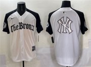 Cheap Men's New York Yankees Team Big Logo White Black 'Gothic Legacy Edition' Vapor Premier Limited Stitched Baseball Jerseys