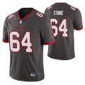 Wholesale Cheap Men's Tampa Bay Buccaneers #64 Aaron Stinnie Gray Vapor Untouchable Limited Stitched Jersey