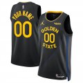Cheap Men's Golden State Warriors Active Player Custom Black 2024-25 Statement Edition Stitched Basketball Jersey