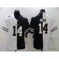 Wholesale Cheap Men Nike Buffalo Bills 14 Stefon Diggs Black White Split Limited Jersey