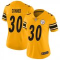 Wholesale Cheap Nike Steelers #30 James Conner Gold Women's Stitched NFL Limited Inverted Legend Jersey