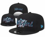 Miami Marlins 2025 Stitched Snapback Hats Cheap Wholesale