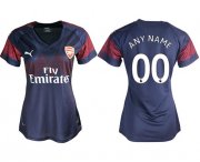 Wholesale Cheap Women's Arsenal Personalized Away Soccer Club Jersey