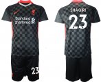 Wholesale Cheap Men 2020-2021 club Liverpool Second away 23 black Soccer Jerseys