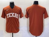 Cheap Men's Texas Longhorns Blank Orange SEC Patch Stitched Jersey