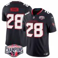 Cheap Men's Houston Texans #28 Joe Mixon Navy F.U.S.E. 2024 AFC South Division Champions Vapor Limited Stitched Football Jersey