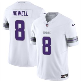 Men\'s Minnesota Vikings #8 Sam Howell White 2025 F.U.S.E. Winter Warrior Limited Football Stitched Jersey Cheap Wholesale