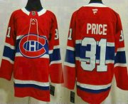 Cheap Men's Montreal Canadiens #31 Carey Price Red Authentic Jersey