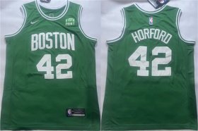 Cheap Men\'s Boston Celtics #42 Al Horford Green Icon Edition Stitched Basketball Jersey
