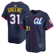Cheap Men's American League #31 Riley Greene Navy 2025 All-Star Edition Limited Stitched Baseball Jersey