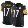 Cheap Men's Pittsburgh Steelers #17 Skylar Thompson Black 2025 F.U.S.E. Vapor Untouchable Limited Football Stitched Jersey