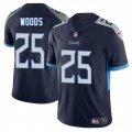 Men's Tennessee Titans #25 Xavier Woods Navy 2025 Vapor Untouchable Football Stitched Jersey Cheap