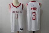 Wholesale Cheap Men's Houston Rockets #3 Chris Paul New White 2017-2018 Nike Swingman Stitched NBA Jersey