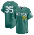 Cheap Men's Boston Red Sox #35 Garrett Crochet Green 2025 City Connect Limited Stitched Baseball Jersey