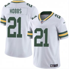 Men\'s Green Bay Packers #21 Nate Hobbs White 2025 Vapor Untouchable Limited Football Stitched Jersey Cheap