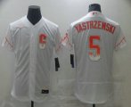 Wholesale Cheap Men's San Francisco Giants #5 Mike Yastrzemski White 2021 City Connect Stitched MLB Flex Base Nike Jersey