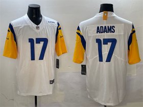 Men\'s Los Angeles Rams #17 Davante Adams White 2024 Vapor Untouchable Football Stitched Jersey Cheap