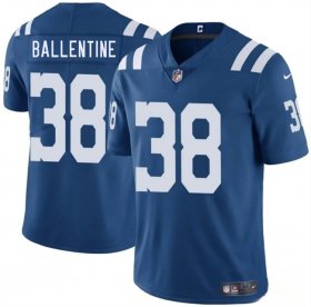 Men\'s Indianapolis Colts #38 Corey Ballentine Blue 2025 Vapor Limited Football Stitched Jersey Cheap