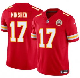 Cheap Men\'s Kansas City Chiefs #17 Gardner Minshew Red 2025 F.U.S.E. Vapor Untouchable Limited Football Stitched Jersey