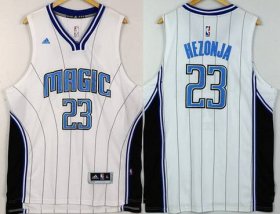 Wholesale Cheap Men\'s Orlando Magic #23 Mario Hezonja Revolution 30 Swingman 2015 New White Jersey