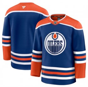 Men\'s Edmonton Oilers Blank Royal 2024-25 Home Stitched Hockey Jersey