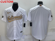 Cheap Men's Washington Nationals Custom White 2022 All Star Stitched Cool Base Nike Jersey