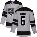 Wholesale Cheap Adidas Kings #6 Joakim Ryan Gray Alternate Authentic Stitched NHL Jersey