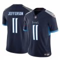 Men's Tennessee Titans #11 Van Jefferson Navy 2025 F.U.S.E. Vapor Limited Football Stitched Jersey Cheap