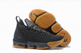 Wholesale Cheap Nike Lebron James 16 Air Cushion Shoes Black Rubber